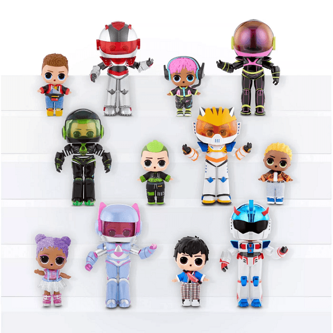 L.O.L. Surprise Boys Arcade Heroes Action Figure Doll With 15 Surprises Assorted