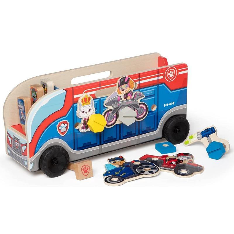 Melissa And Doug Paw Patrol 2 Match And Build Mission Cruiser