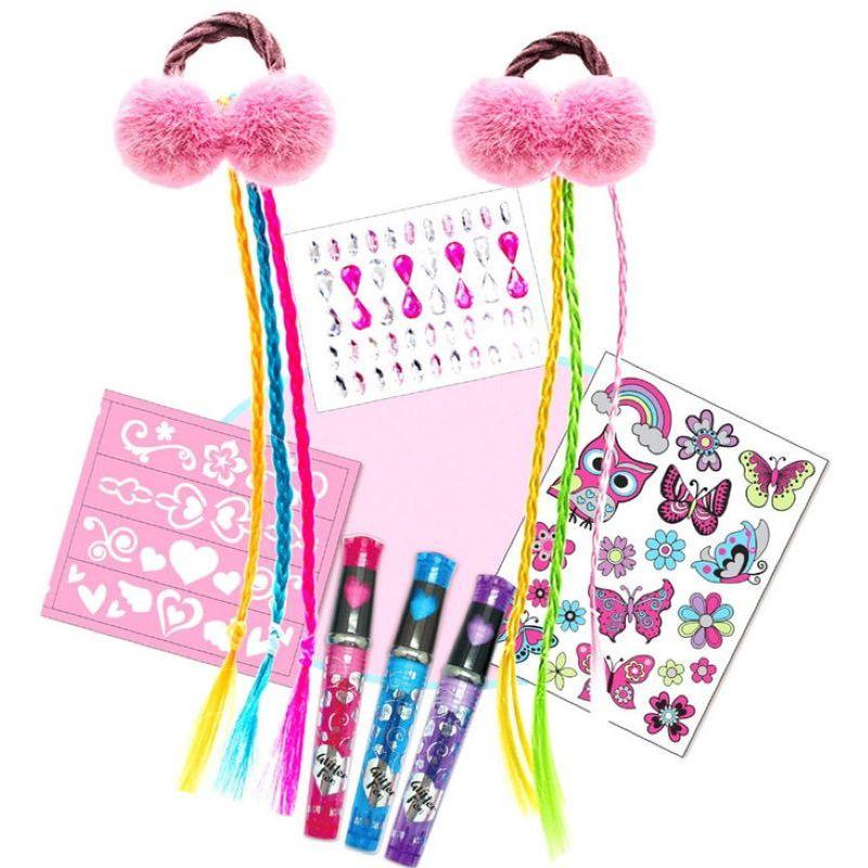 Tokidas Girls Fabulous Hair And Tattoo Art Set Accessories