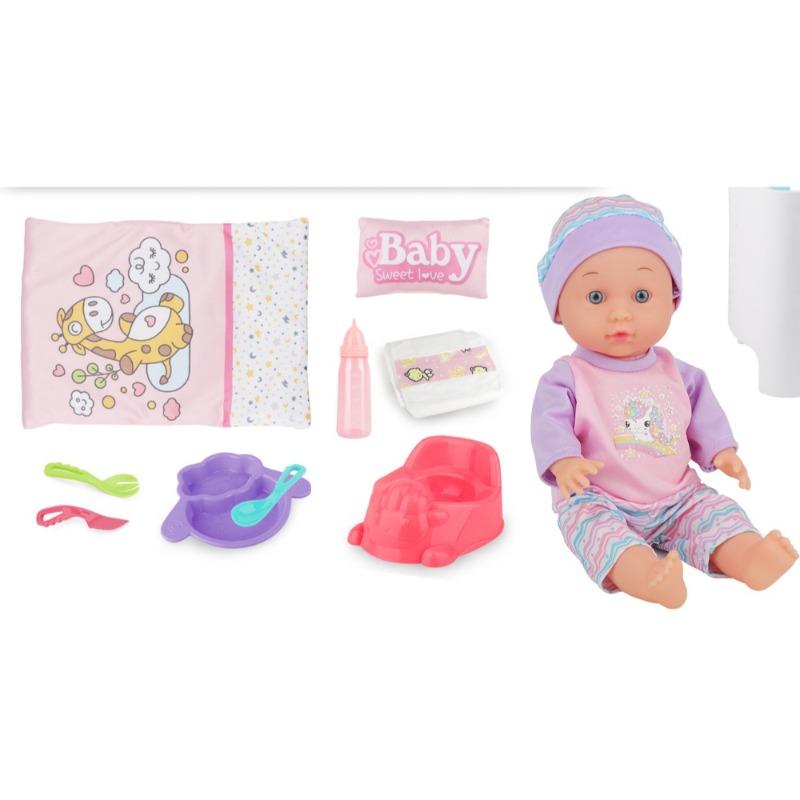 13-Inch Drinking Doll with Sound – 2 Colors