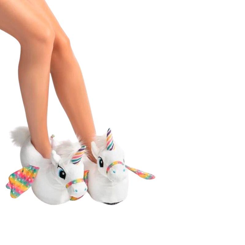 Twigy White Unicorn Slipper Size 40-41