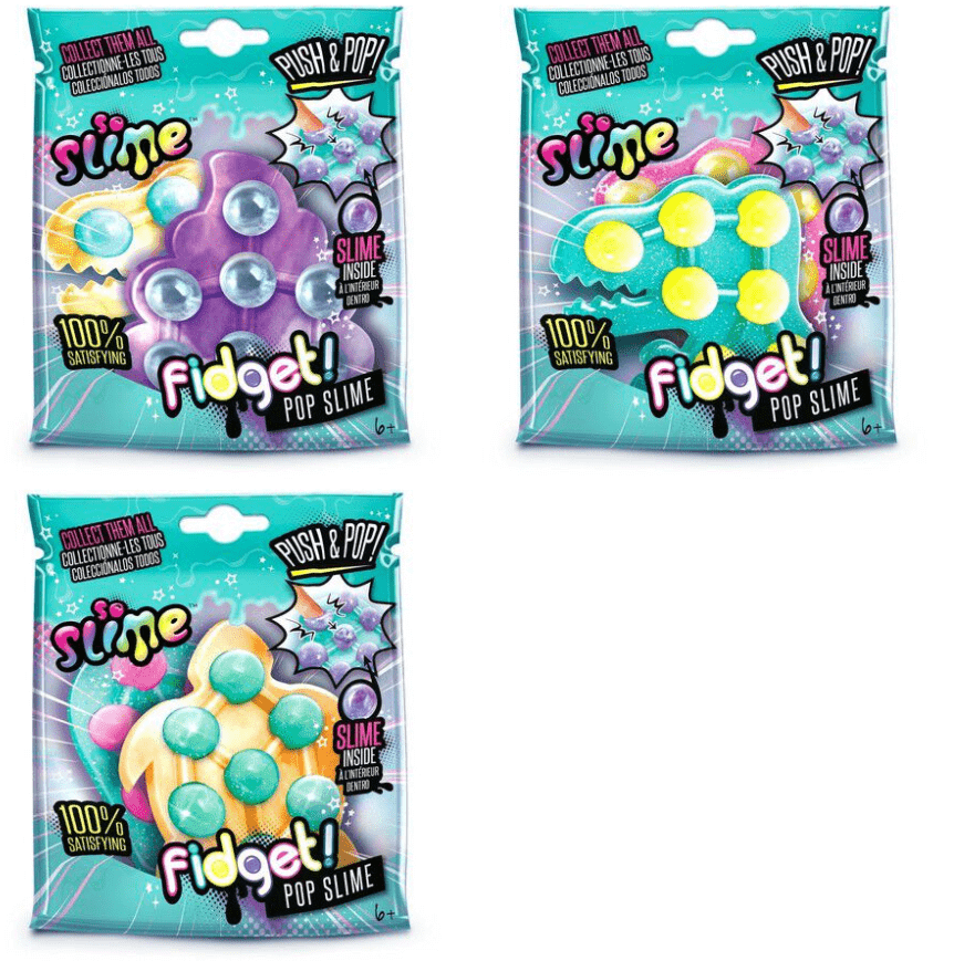 Slime Fidget Pop Slime 2 Pack - Multi Color