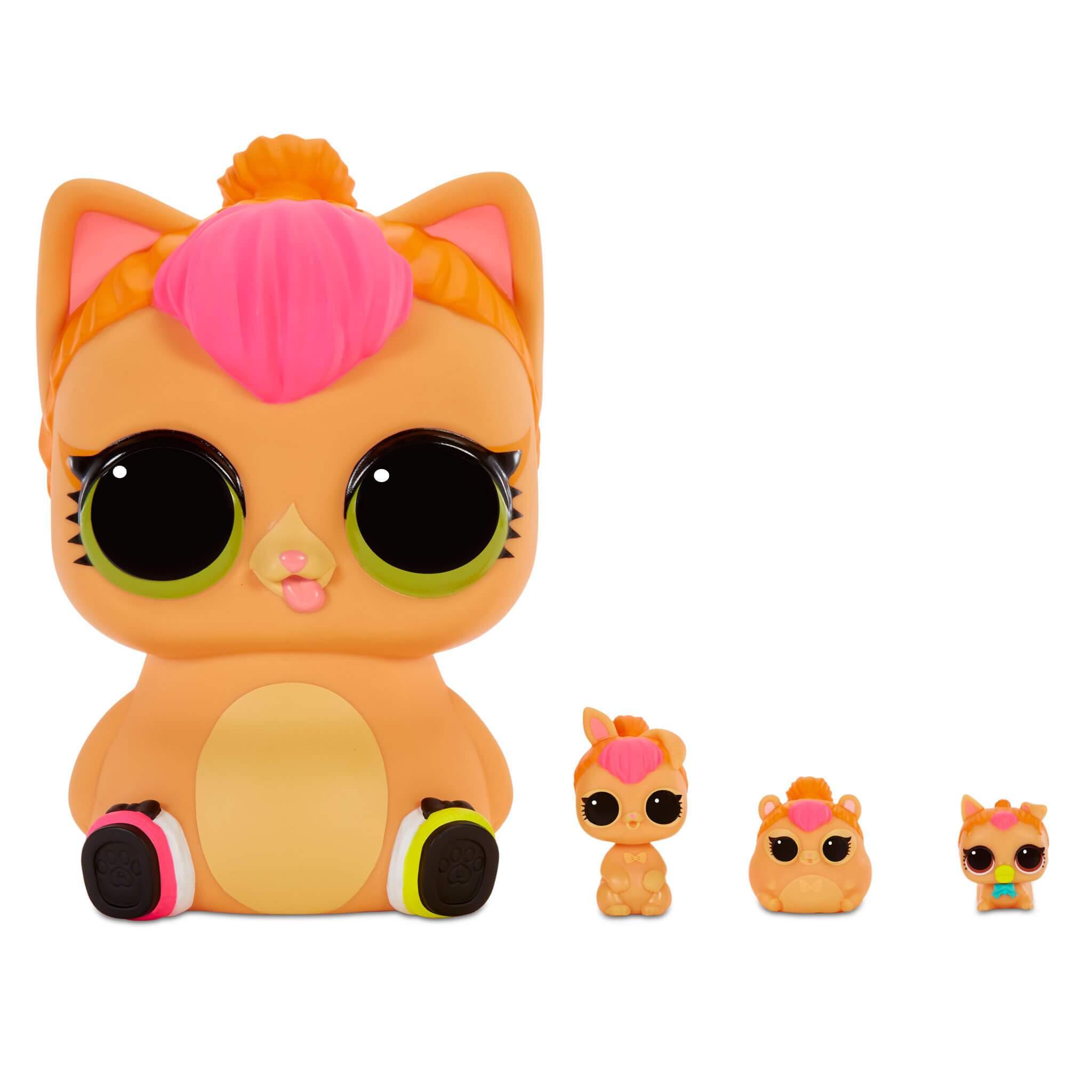L.o.L. Surprise Big Pet Neon Kitty With 15 Surprises