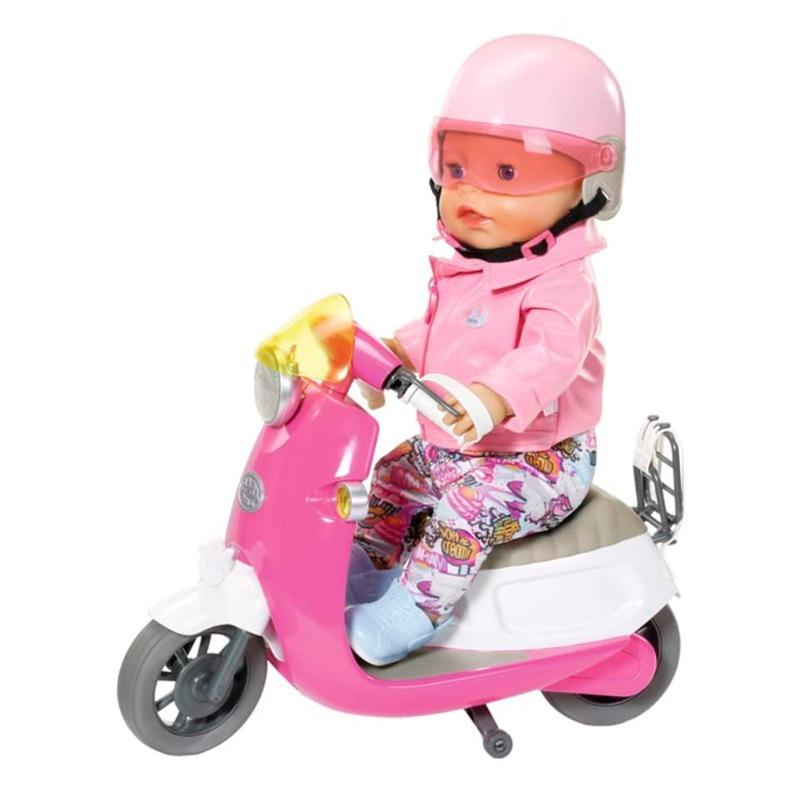 بيبي بورن - دراجة الدمى بجهاز تحكم عن بعد - لون وردي