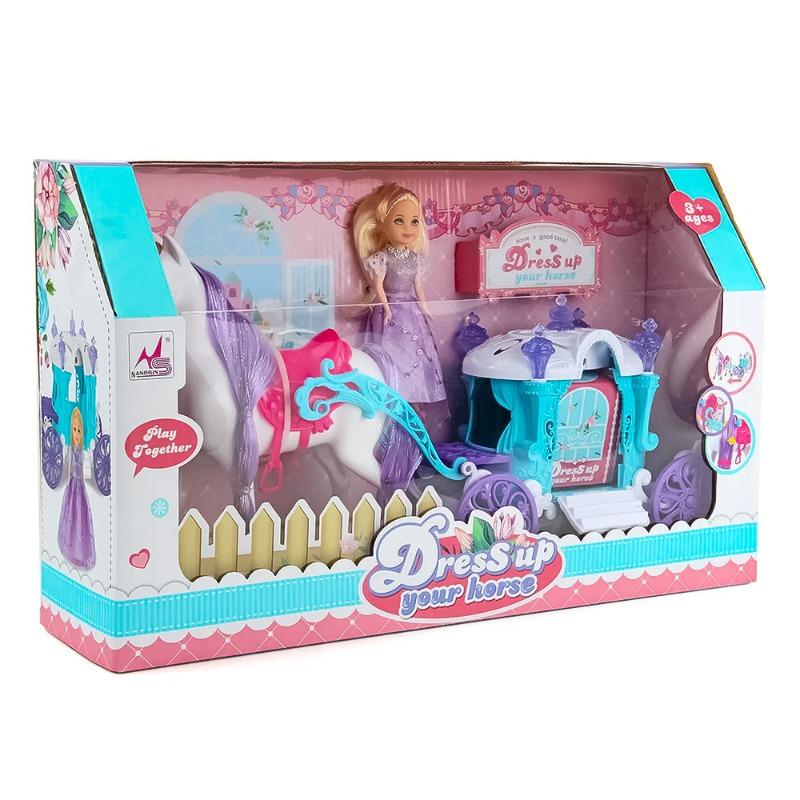 Dress Up Your Horse Carriage With Doll