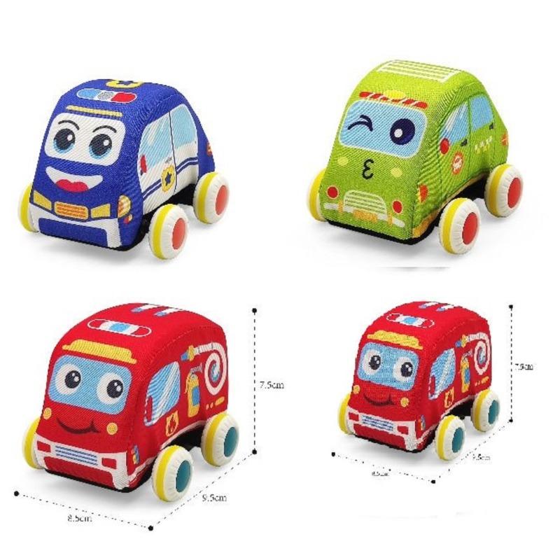 مجموعة سيارات بول باك الصغيرة 4 قطع