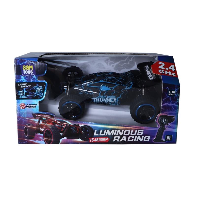 SAM Toys Luminous 1:18 Racing Car with 3 Light Modes