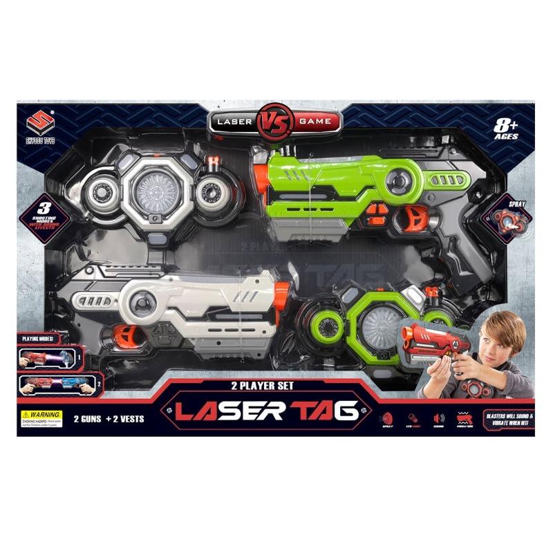 Vests And Laser Guns Pro - Green