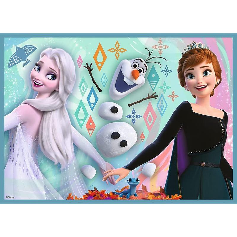 Trefl 4 in 1 Disney Frozen The Amazing World Puzzle