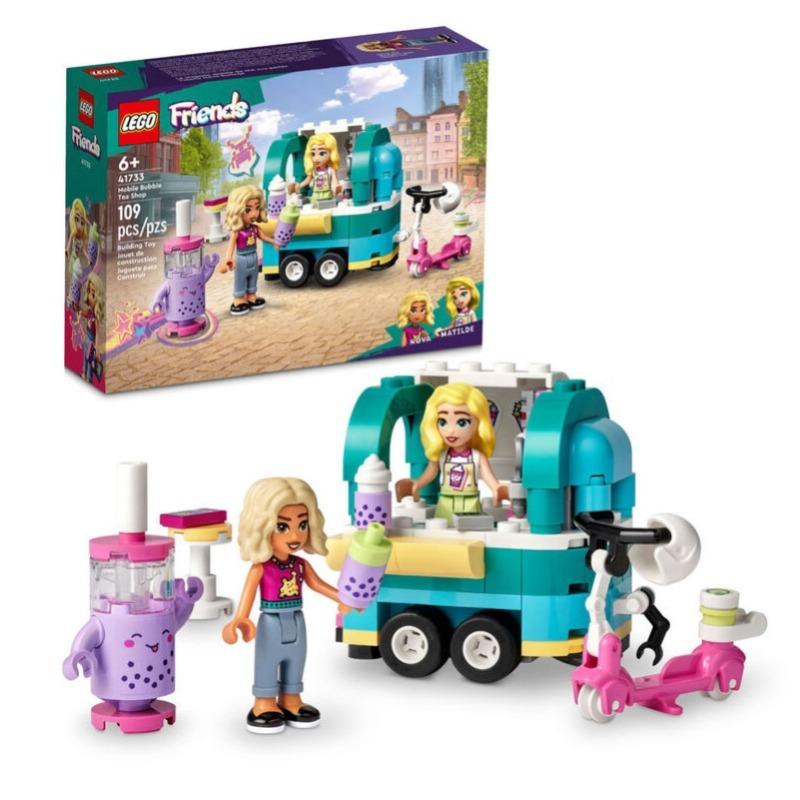 LEGO Friends Mobile Bubble Tea Shop Building Toy Set - 109 Pcs