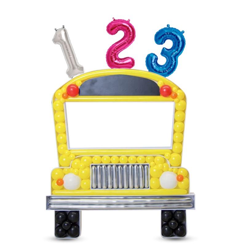 School Bus Frame Balloon