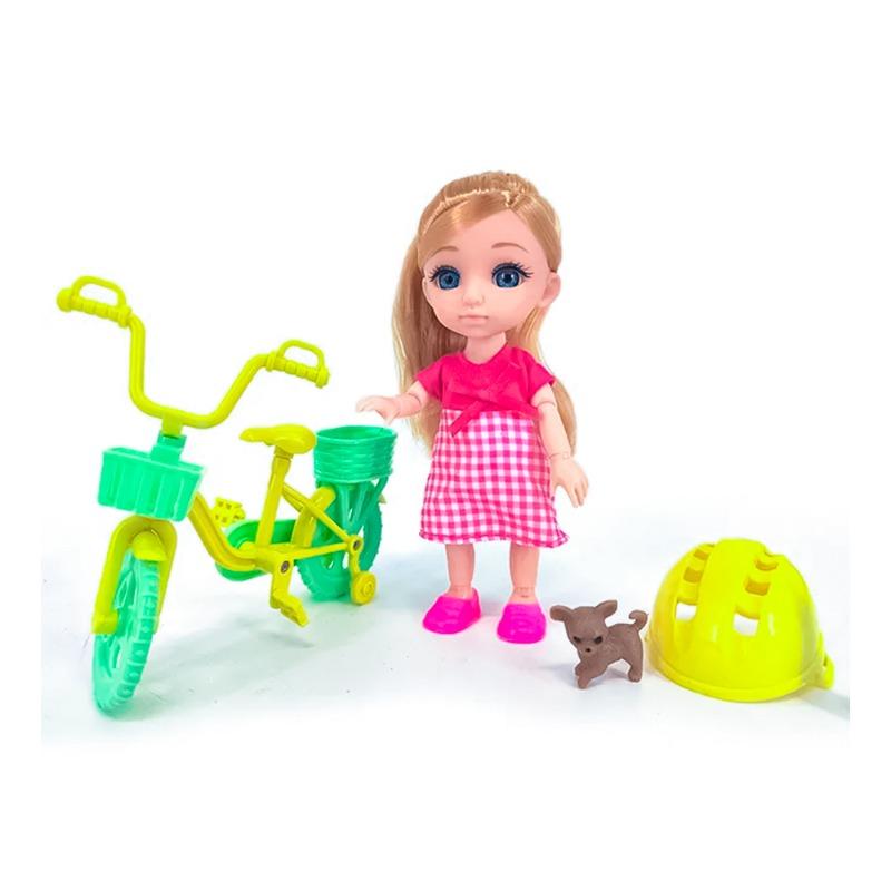 سويت أني - دمية مع مجموعة الدراجة اشكال متعددة