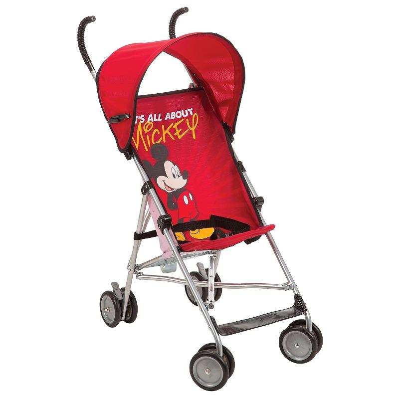 Disney I Love Mickey Umbrella Stroller With Canopy - Red