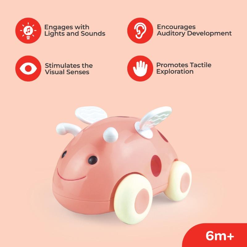 Moon Cartoon Friction Car - Ladybird