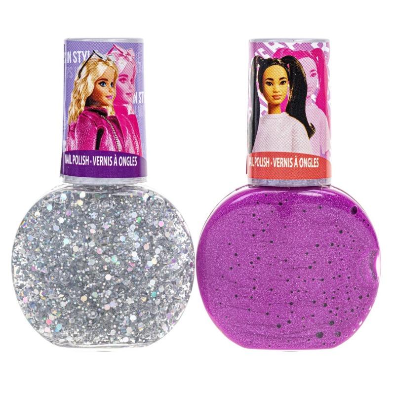 Barbie 2 Pk Nail Polish Non Toxic