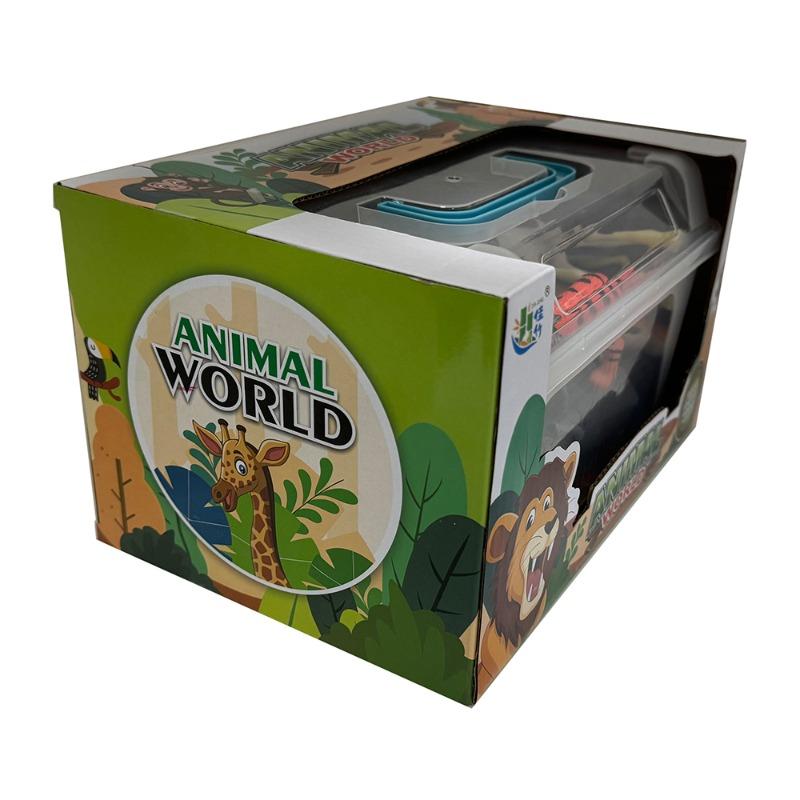 مجسمات حيوانات الغابة عدد 14 قطعة