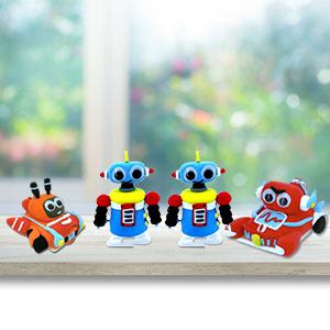 مجموعة تصميم الروبوت بالصلصال