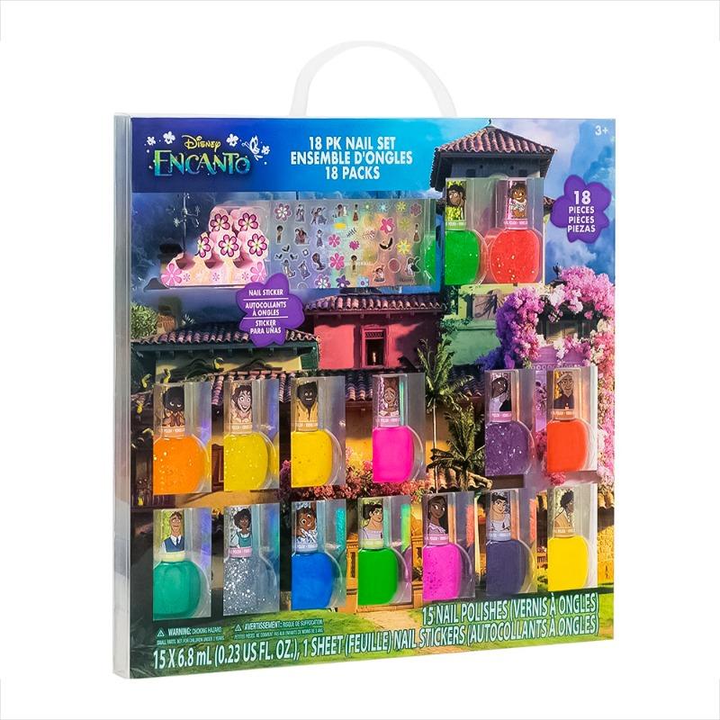 Townley Girl Disney Encanto Nail Polish Set With Nail Accessories