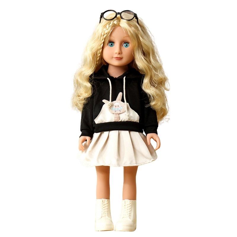 Wander Long Fashion Doll with Sports Jacket and White Skirt 18cm