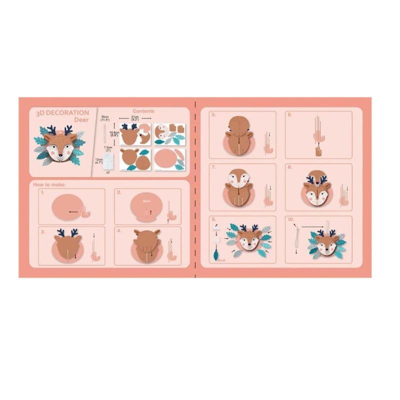 افينير ديكور ثلاثي الابعاد - غزلان