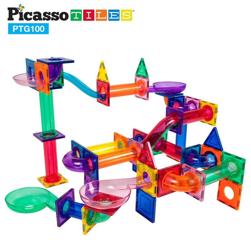 Picasso Tiles Marble Run Building Blocks 100 Pieces