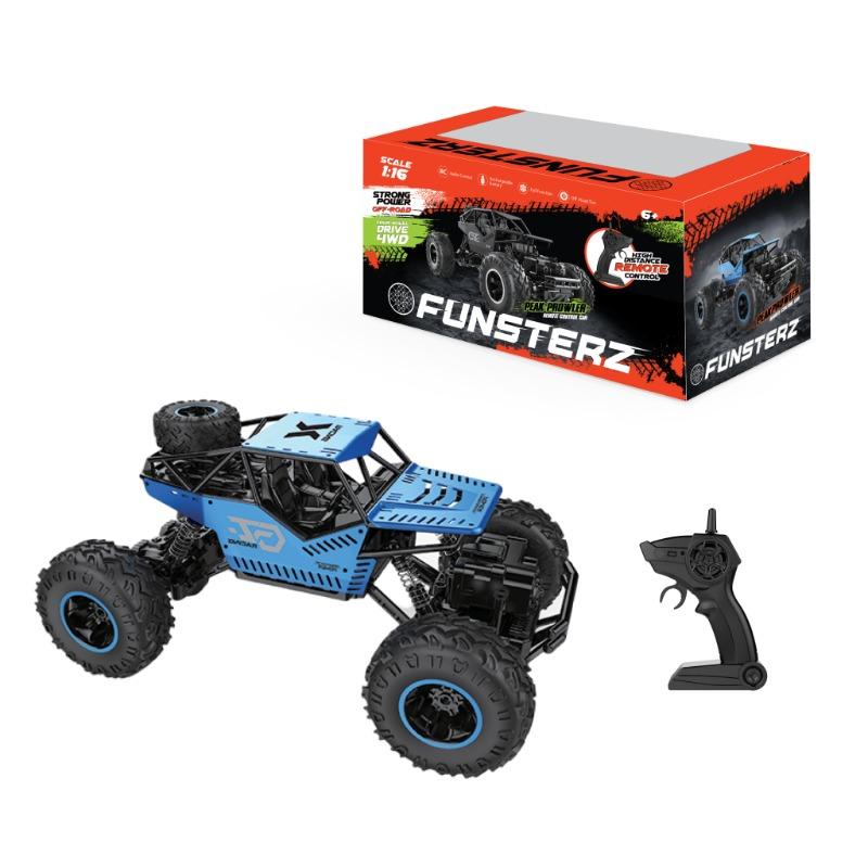 Funsterz R/C Die Cast Climbing Car Rechargeable - Blue