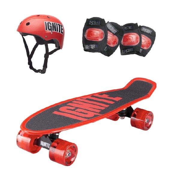 Ignite Tyro Skateboard Combo Pack - Red