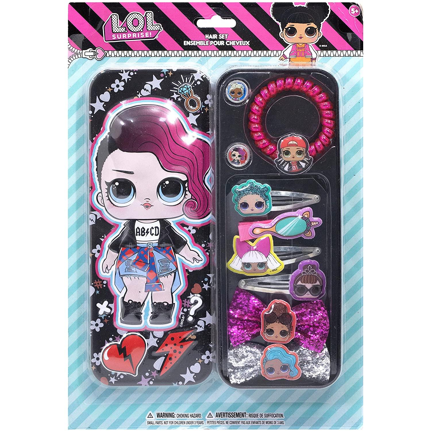 L.O.L. Surprise Hair Accessories With Pencil Case Tin