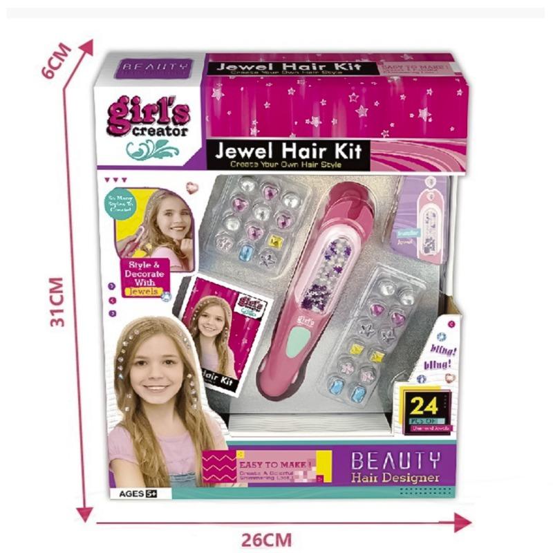 جيرلز كريتورز - مجموعة تزيين الشعر 24 قطعة