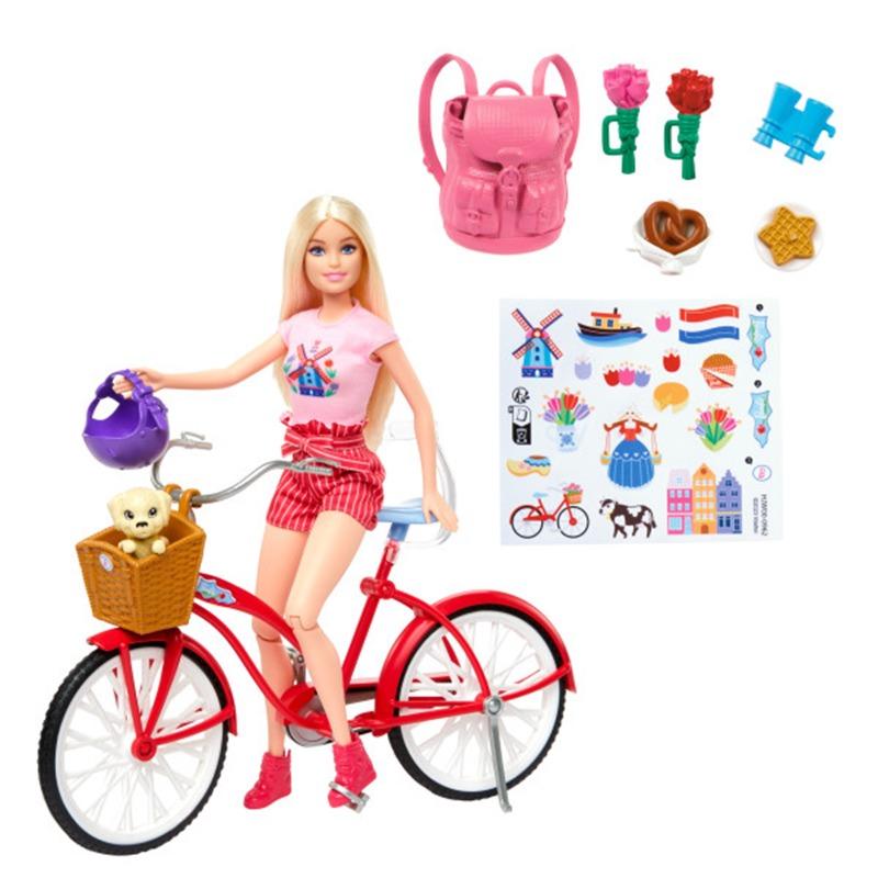 Barbie Barbie Pink Passport Holland Set with Bike