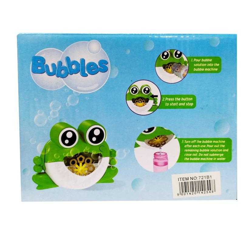 Cartoon Frog Bubble Machine With Light & Music
