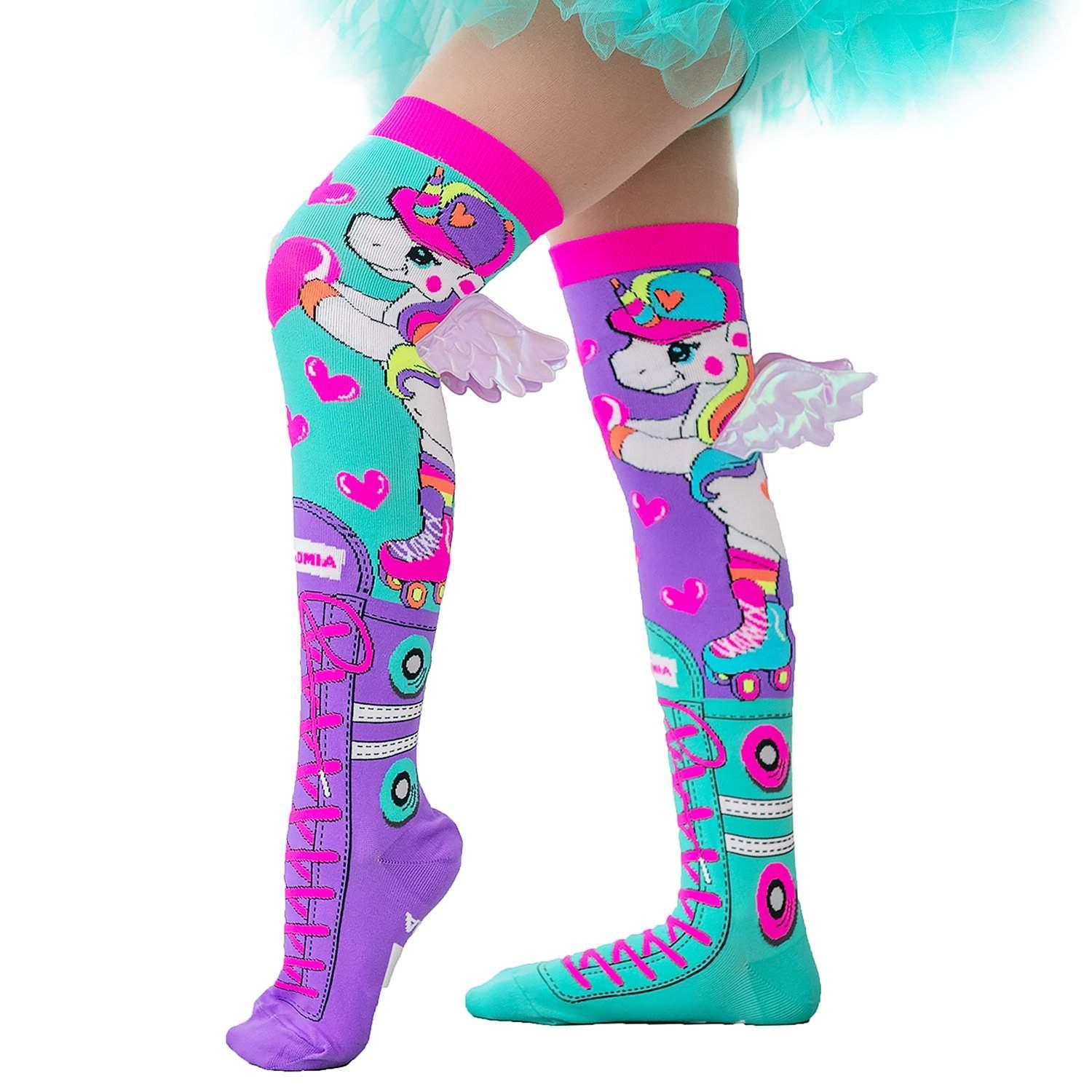 Madmia Skatercorn Socks With Wings - Medium