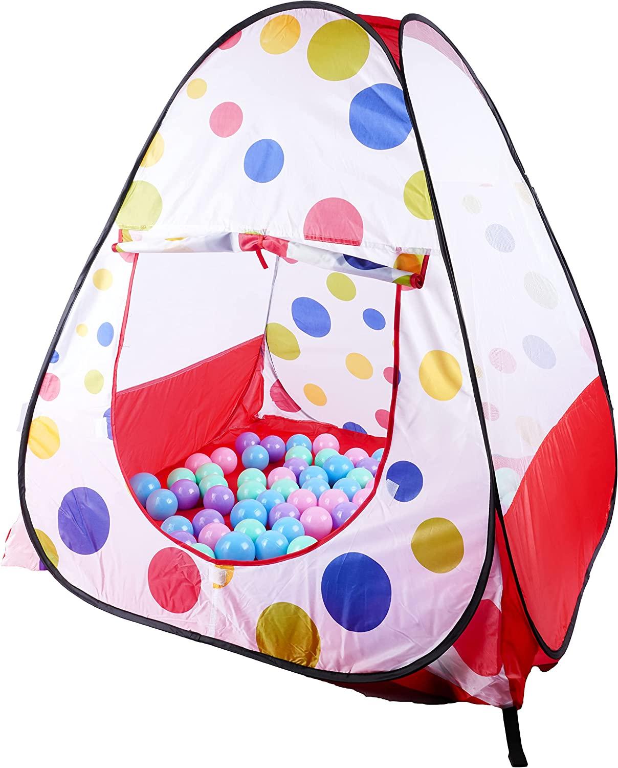 Baby Love Magic Ball House Tent For Kids with 100 Balls