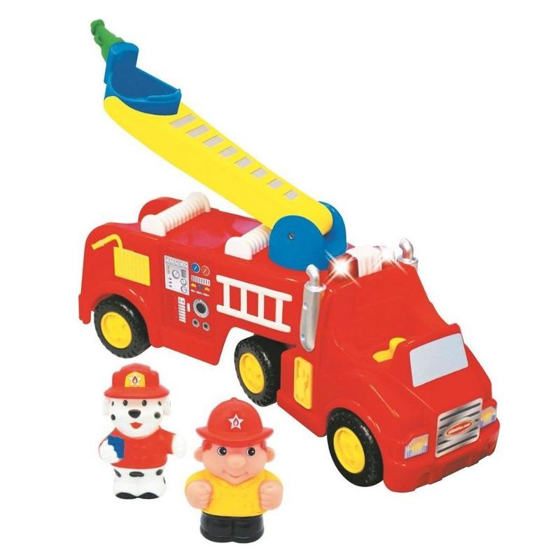 كيدي لاند - شاحنة إطفاء مع أضواء وأصوات