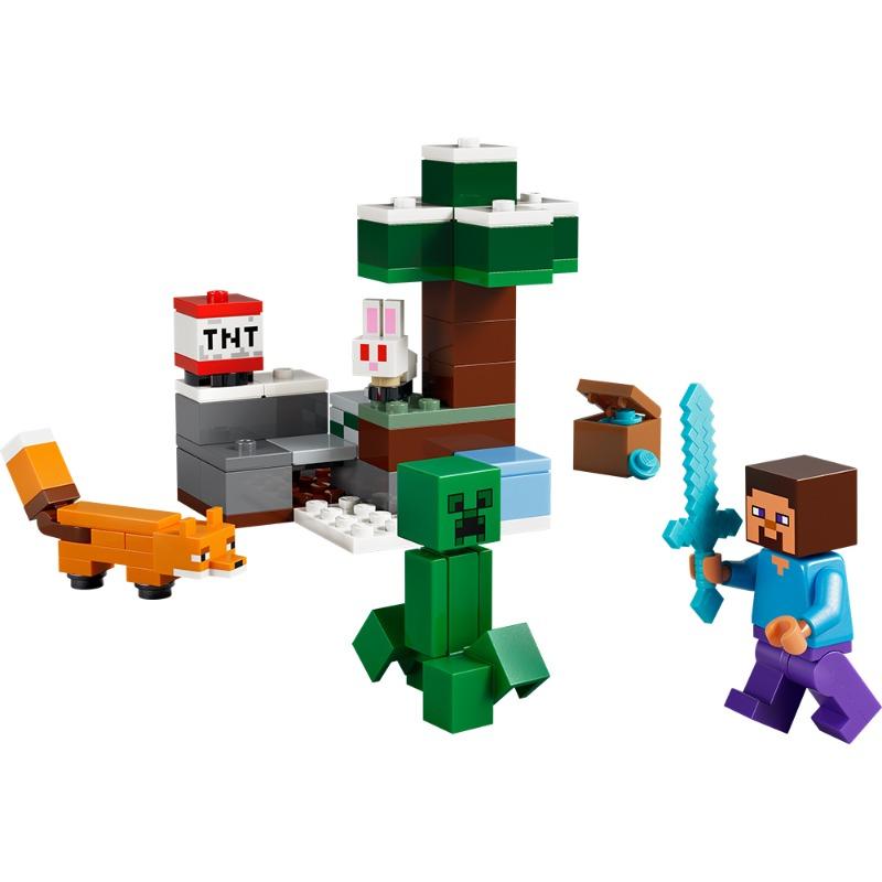 LEGO Steve'S Taiga Adventure 79 pieces