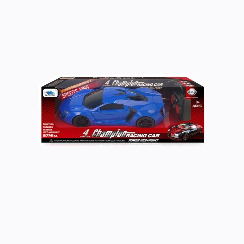 Champion 1:16 R/C Car W/Light Blue
