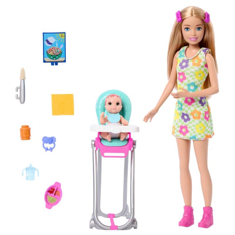 Barbie Skipper Babysitter Doll with 10 Accessories