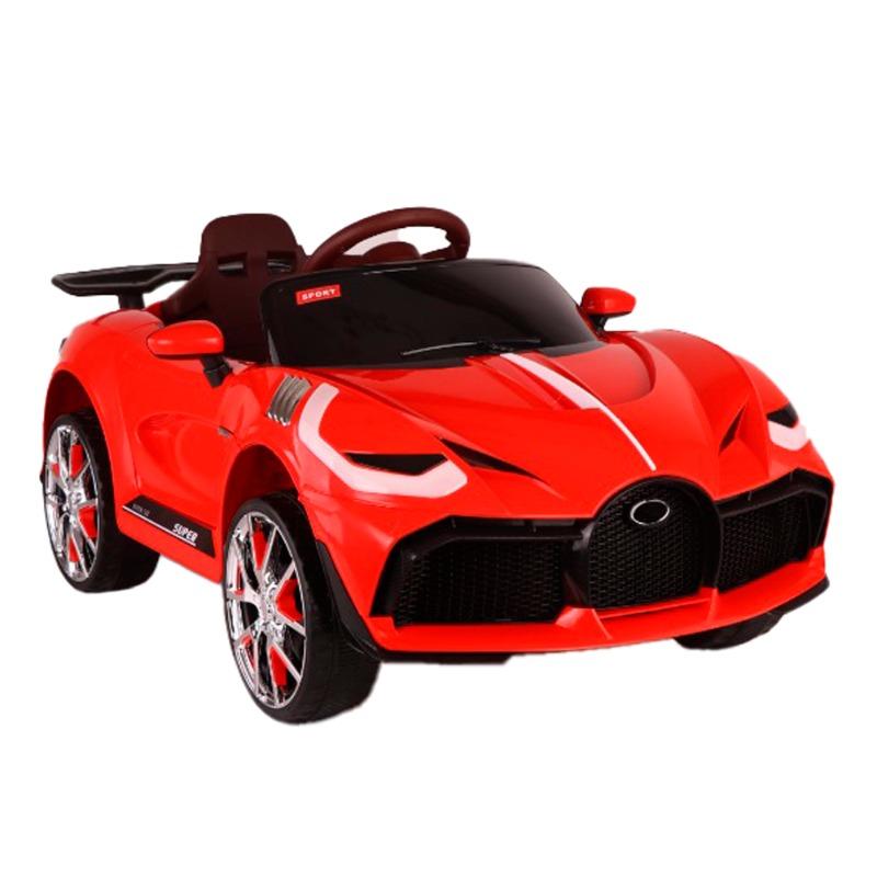 First Drive Bugatti 12V Battery Leather Seat Foam Wheel