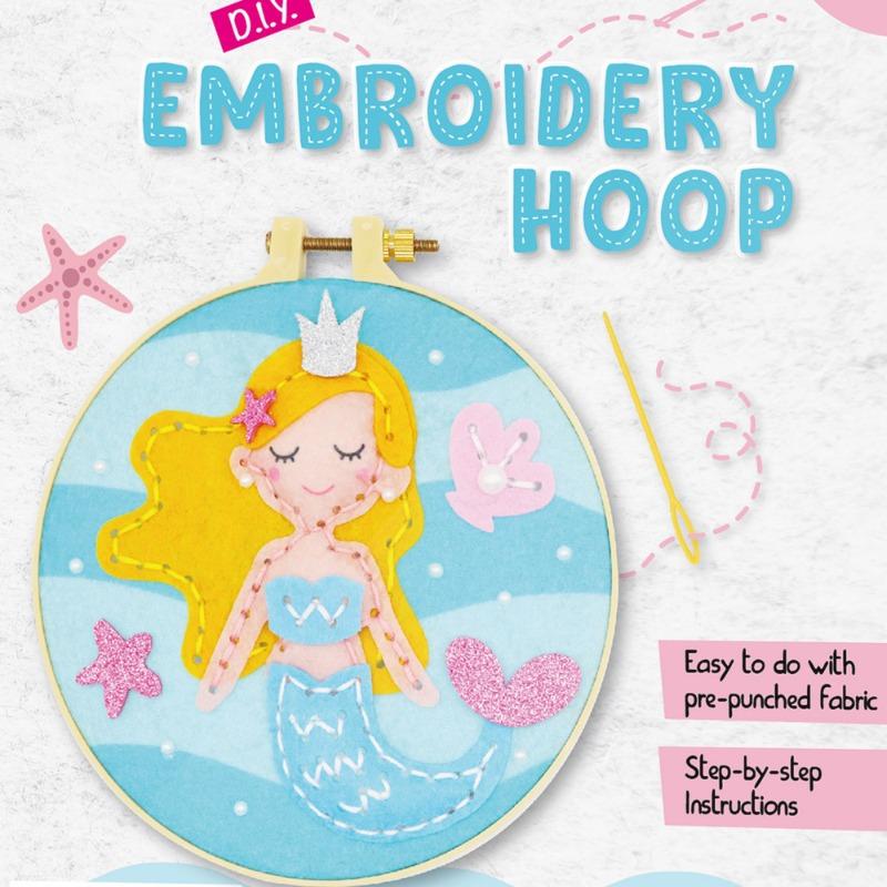 Sew Star Embroidery Hood - Mermaid