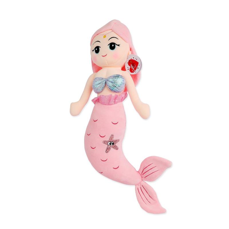 Cuddles mermaid plush pink 60cm
