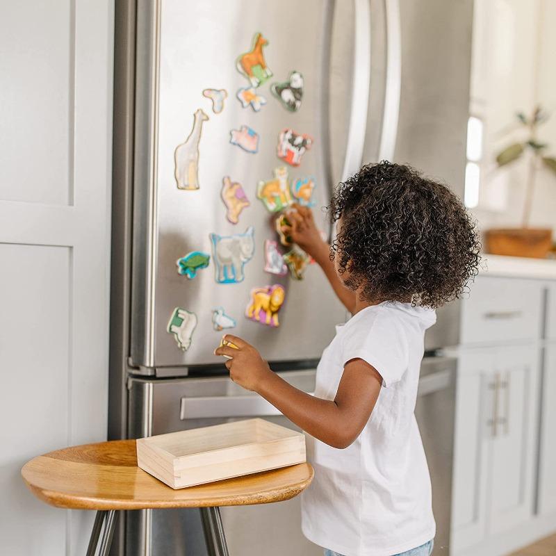 Melissa and Doug Wooden Animal Magnets