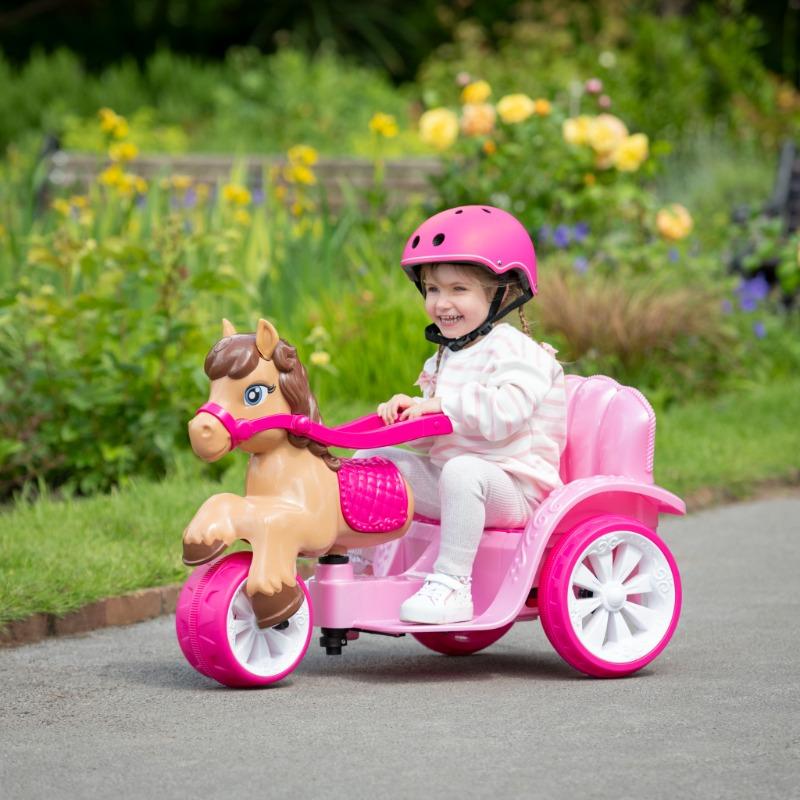 EVO RIDE ON PONY CARRIAGE 6V