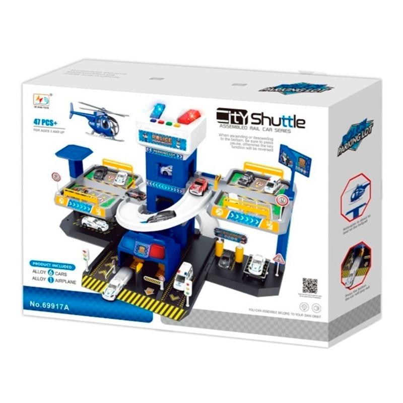 لعبة مبنى موقف سيارات الشرطة - 47 قطعة