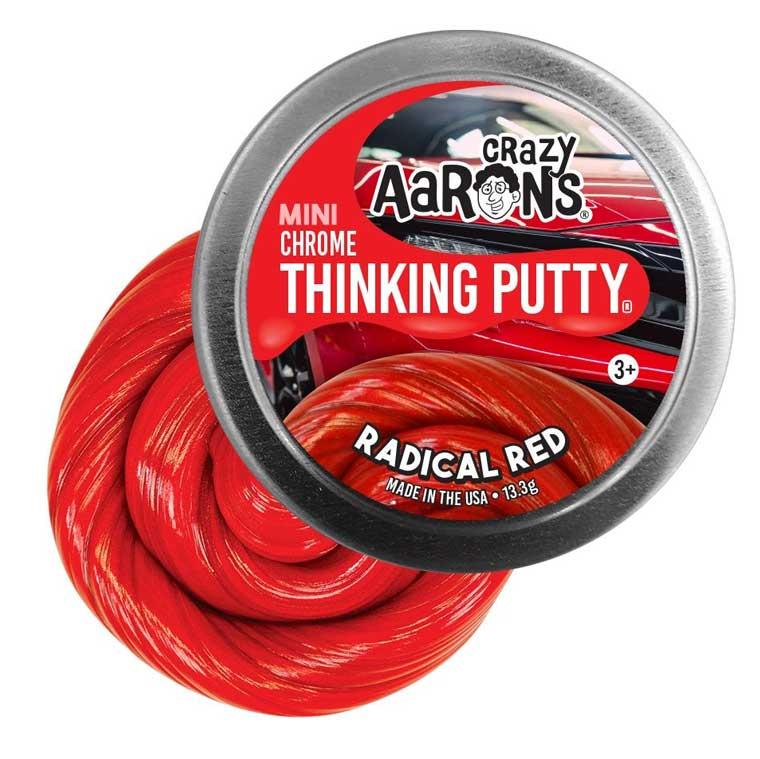 Crazy Aarons Mini Thinking Putty - Radical Red
