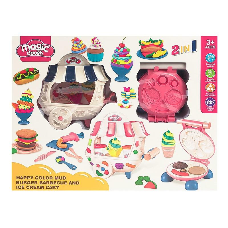 ماجيك دوه - مجموعة تشكيل الطعام والايس كريم بالصلصال