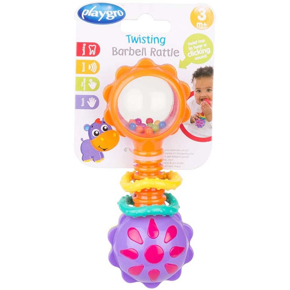 Playgro Twisting Barbell Rattle