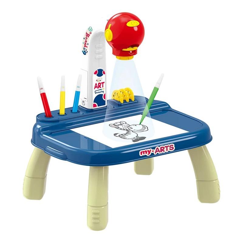 طاولة الرسم بإسقاط اللوحية - لون أزرق