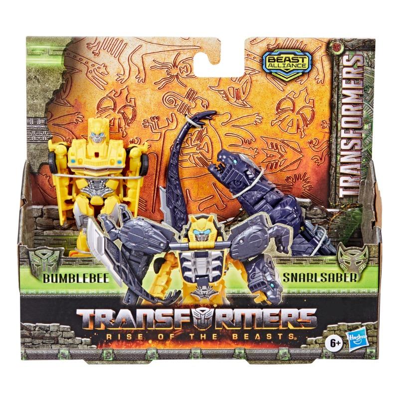 Transformers Rise Of The Beasts Bumblebee And Snarlsaber Action Figures