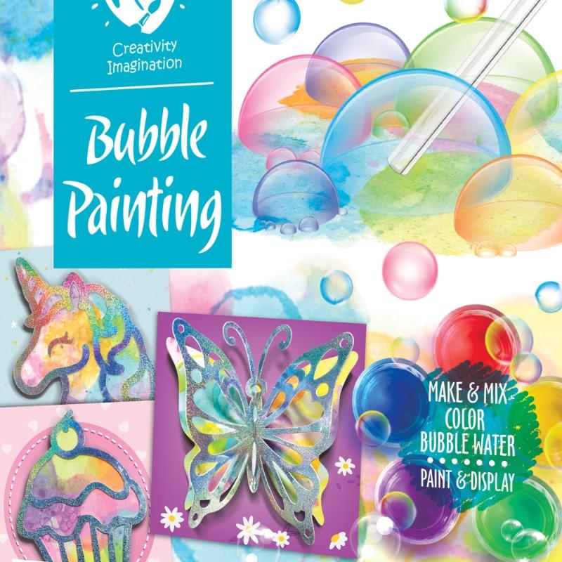 Sew Star Bubble Painting