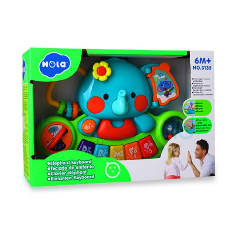 هولا - بيانو فيل مع موسيقى و ضوء